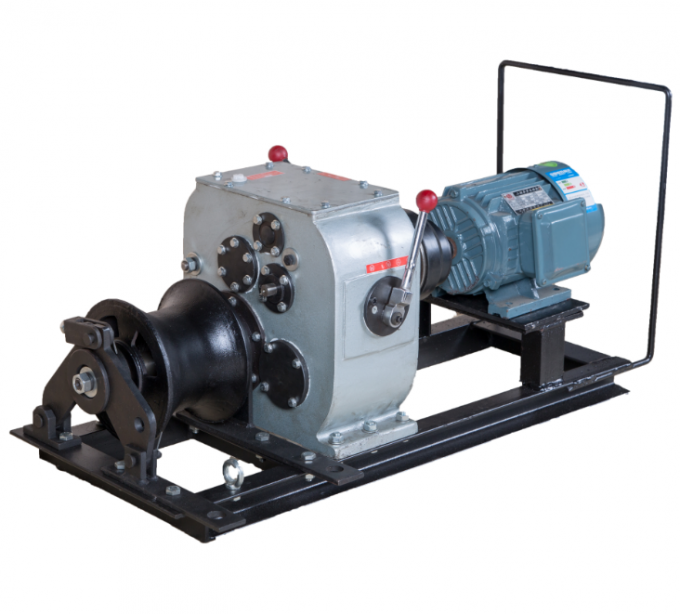 Electric Engine Powered Winch For Power Construction , 3 Ton Fast Speed