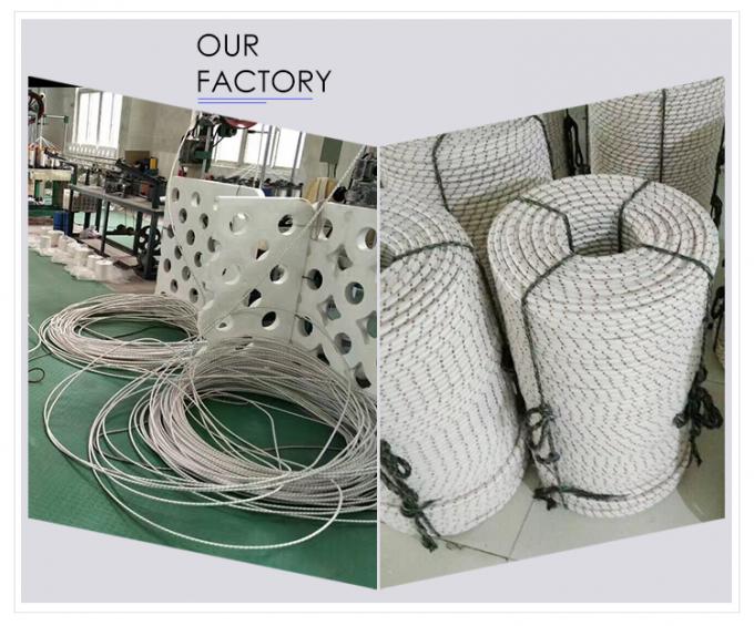 High Strength Fiber Optic Cable Tools 14mm Insulated Nylon Braided Rope