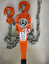 Construction Hand Wrenching Chain Tackle Block , Hand Chain 3 Ton Hoist Crane