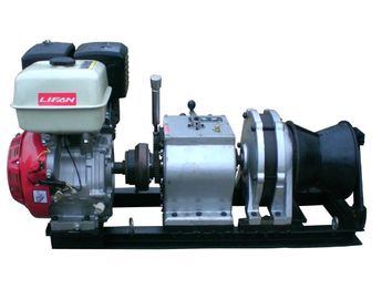 5 Ton Fast Line Speed Gasoline Engine Winch for Power Construction