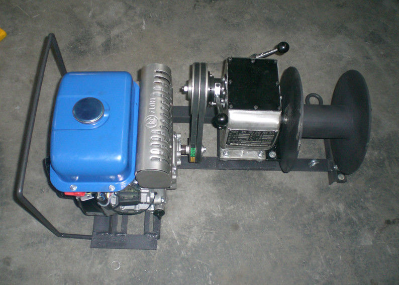 JJM1Q 1 Ton Lifting Cable Winch Puller / Gas Powered Winch 15m / min