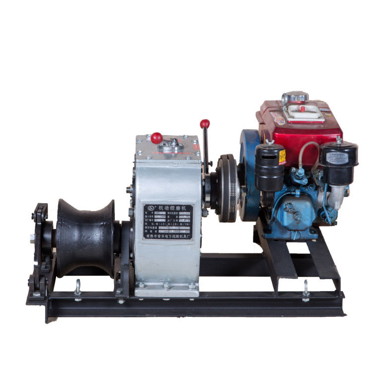 3 Ton Cable Winch Puller With Diesel Engine For Pulling And Hoisting In