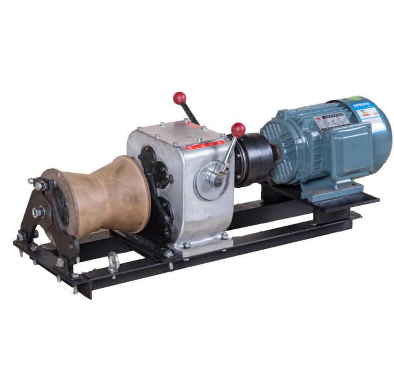 Portable Mini 1 Ton Capacity Cable Winch Puller With Electric Engine