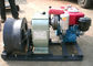 Overhead Transmission Line 5 Ton Diesel Engine Powered Winch With 400 mm Cable Drum