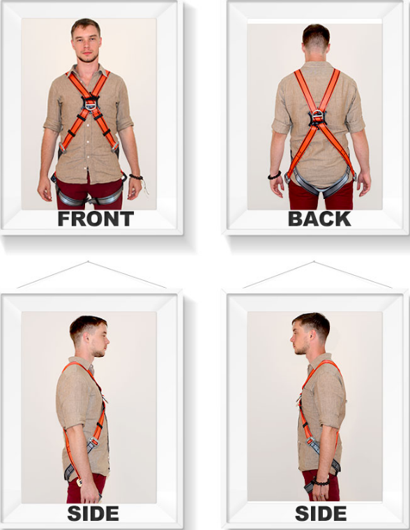 Adjustable Full Body Harness Fall Protection Equipment