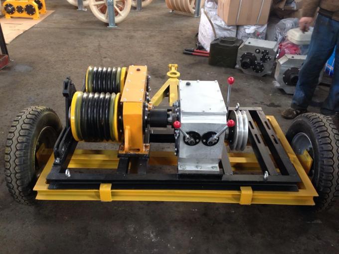 5tons Double Capstan Drum Winch With Trailer Can Match Honda / Yamaha