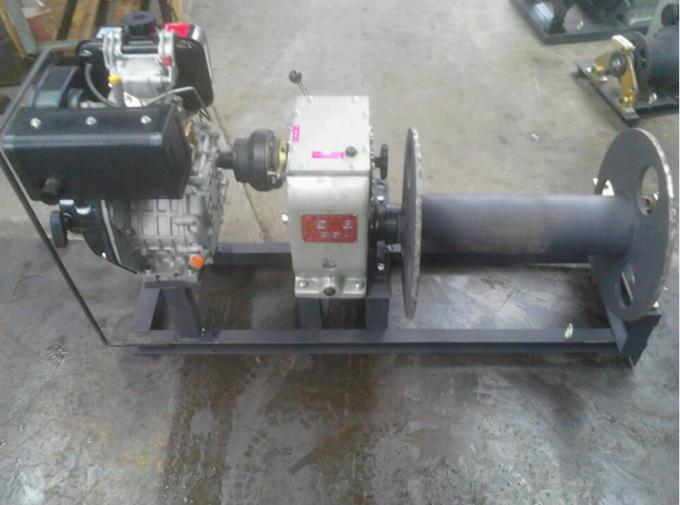 Diesel Engine Powered Cable Pulling Winch Machine