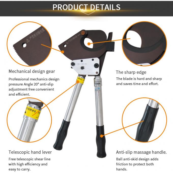 Portable Hand Underground Cable Tools Cable Cutter Wire Scissors