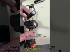 One machine can do it all! Cutting Al and Cu cable,ACSR conductor,steel stranded wires. 