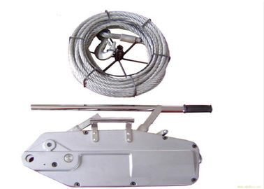 20 Meters Long Steel Wire Rope Hand Winch for cable pulling and lifting