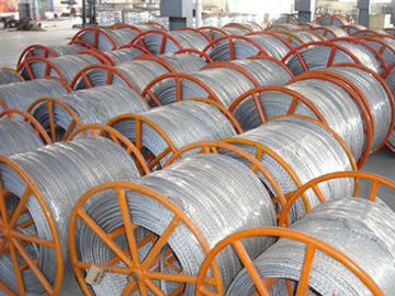 Anti Twisted Pilot Rope Galvanised Steel Wire Rope For Transmission Line