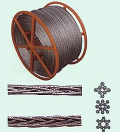 High Flexibility Anti twist Wire Rope Overhead Line polit Rope 12 strands
