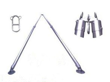 Aluminum Alloy A shape Tubular Tower Erection Tools / Stringing Equipment Gin Pole