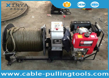 3 Ton Fast Speed Diesel Engine Cable Pulling and Hoisting Winch Machine