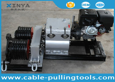 50KN Double Drum Fast Speed Winch Cable Pulling and Laying with Gasoline Engine