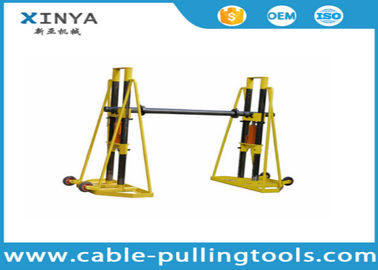15T - 20T Cable Handling Equipment / Cable Drum Hydraulic Reel stand