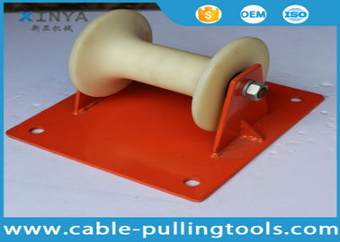 Straight Line Electric Cable Pulling Roller With Nylon Wheel for Underground Cable Laying
