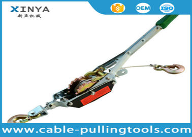 ISO , CE Transmission Line Stringing Tools ,  2T Wire Rope Puller with Single Ratchet