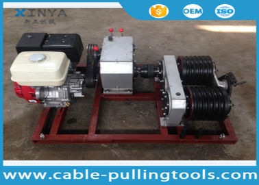 5T Cable Drum Gasoline Engine Powered Winch For Pulling / Lifting During Tower Erection