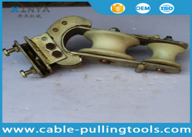 20KN Crossarm Mounted Transmission Line Stringing Tools Three Purpose Stringing Pulley Block