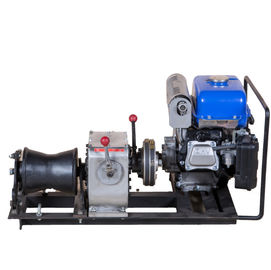 Gas Powered Winch Portable Cable Pulling Machine Capacity 1 Ton Cbale Winch