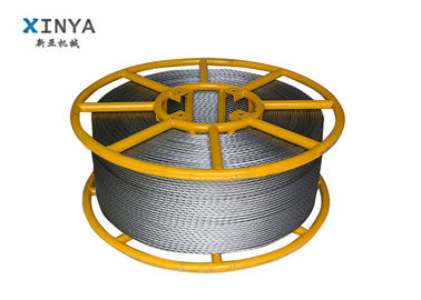 Hexagon Anti Twisted Pilot Rope Galvanised Steel Wire Rope With 12 Strands