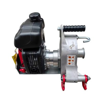 Mini Lightweight Manual Forest Fast Drum Brake Cable Capstan Overhead Construction Lifting Gasoline Hand Winch