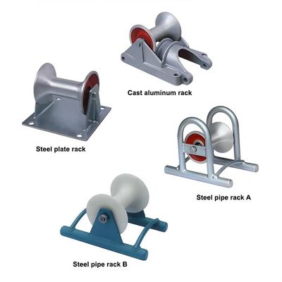 Straight Type Nylon Aluminum Alloy Cable Ground Pulley Block