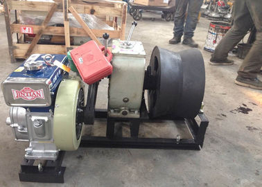 Buy 3 Ton 6HP Diesel Engine Power Cable Winch Puller Coming With Steel Rope online manufacture