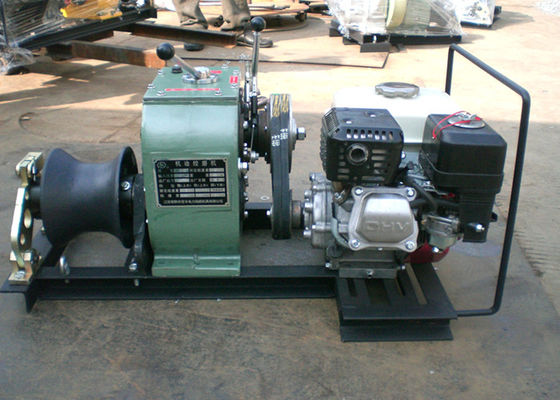 Buy 3 Ton Gasoline Engine Shaft-Driven Capstan Winch for Heavy Duty Cable Pulling online manufacture