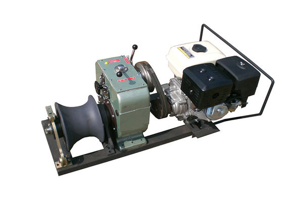 Buy 5 Ton Capacity Gasoline Engine Powered Portable Cable Winch for Heavy-Duty Cable Pulling online manufacture