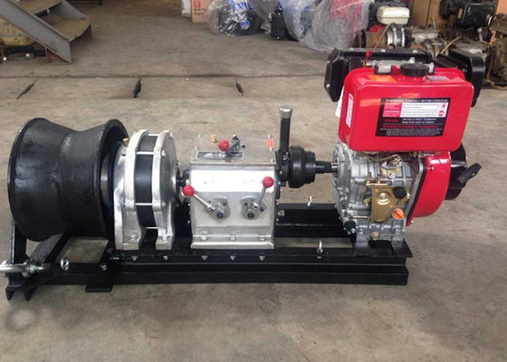 Buy 5 Ton Capacity Diesel Engine Powered High-Speed Wire Rope Winch for Heavy-Duty Pulling online manufacture