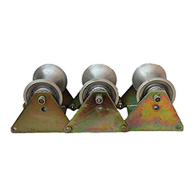Buy Three Wheel Cable Roller with 10KN Rated Load and Aluminum & Nylon Wheels for Underground Cable Laying online manufacture