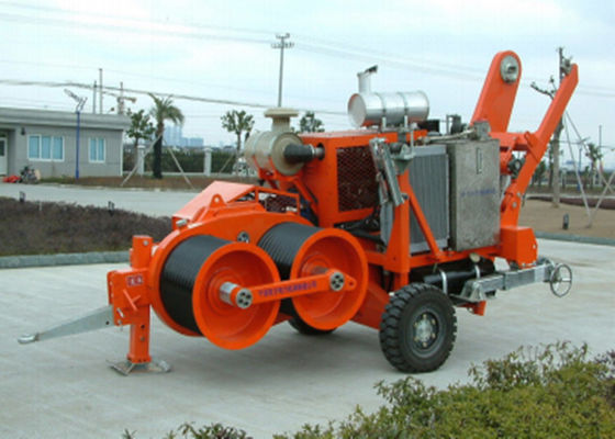 buy Hydraulic Cable Puller Winch with 220KN Capacity, Infinitely Variable Speed, and Automatic Overpull Protection for Cable Stringing Equipment online manufacture