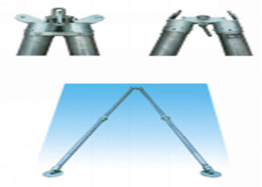 Buy Tubular gin pole with manual winch for tow erection 5 kN output force online manufacture