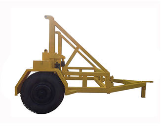 Buy 3T - 10T Heavy Duty Suspension Cable Drum Reel Carrier Trailer / Underground Cable Tools online manufacture