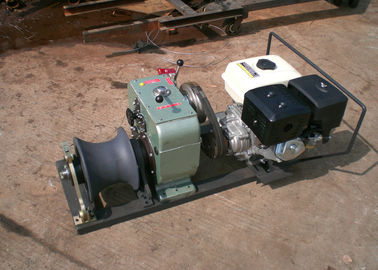 Buy 5 Tons Petrol Engine Cable Winch Puller / gasoline engine powered winch online manufacture