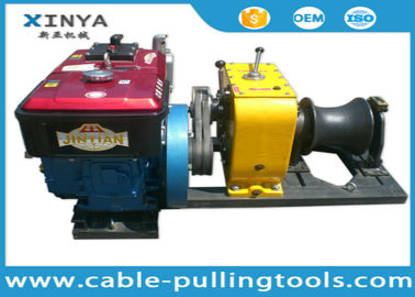 Buy Heavy Load 80KN Cable Winch Puller For Overhead Line Transmission online manufacture