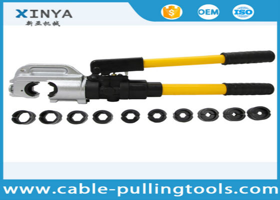 buy 13 Ton Manual Hydraulic Crimping Tool with Hexagonal Dies for 10-400mm² Copper & Aluminum Cable Lugs online manufacture