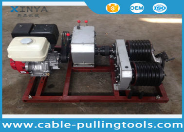 Buy 5T Cable Drum Gasoline Engine Powered Winch For Pulling / Lifting During Tower Erection online manufacture