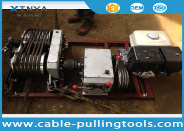 Buy Double Drum Honda Gasoline Cable Winch Puller Winch With 5T Load Capacity , 7 Grooves online manufacture