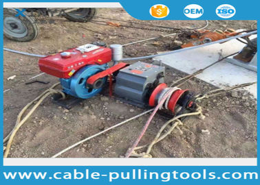 Buy Portable 1T Diesel Engine Electrical Wire Pulling Tools With Dyneema Rope online manufacture