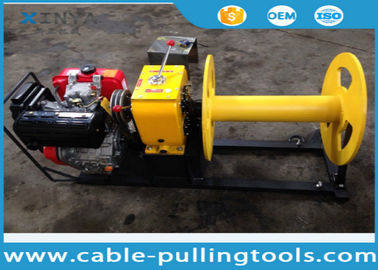 Buy 3 Ton Diesel Engine Cable Pulling Winch For Stringing ABC Cable ISO online manufacture