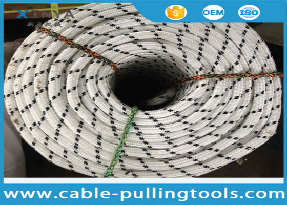 Buy 20mm Heavy-Duty Double Braided Nylon Rope with 8200KG Breaking Strength for Industrial Pulling online manufacture