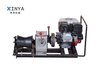 Buy 1 Ton Honda Engine Compact Electric Cable Winch Puller to Stringing Wire online manufacture