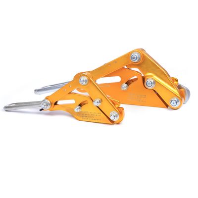 Buy 7kN Rated Load 14mm Max Opening Lightweight Aluminum Alloy Wire Grip Come Along Clamp for ACSR Conductor Sagging online manufacture
