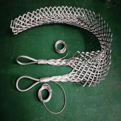 Buy High Strength Stainless Steel Galvanized Double Sides Pull Wrap Cable Pulling Grip online manufacture