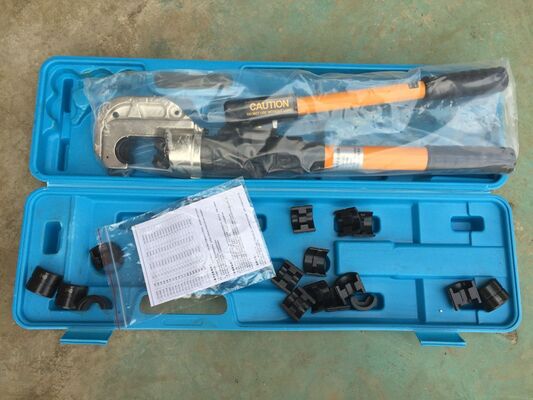 Buy 12-Ton Hydraulic Cable Crimper with 180° Swivel Head and Quick-Change Dies for Manual Pump Operation online manufacture