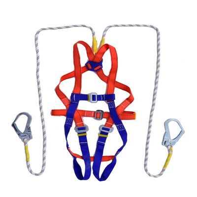 Buy Full Body Safety Harness with Two Large Size Forged Hooks, 45mm Webbing Width, CE and GB Certified online manufacture