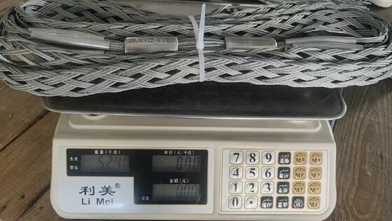 Buy Heavy-Duty Double-Braided Cable Pulling Grip for 300–400mm² ACSR Conductors with 30KN Rated Load online manufacture